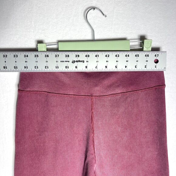 NWT Offline by aerie Ribbed Offline 7/8 Hi-Rise Leggings Dark Red Size XXL - Picture 11 of 13